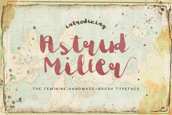 Astrud Miller: A Feminine Script Font for Digital Design