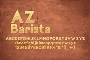 AZ Barista Typeface: Elevate Your Brand With Vintage Charm