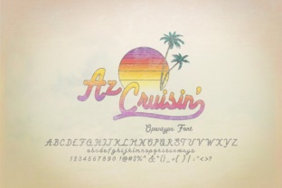 AZ Cruisin: The Vintage Script Font for Summer Campaigns