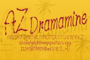 AZ Dramamine: The Retro Script Font for Authentic Brand Storytelling