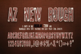AZ New Rough Typeface: Elevate Your Brand Identity