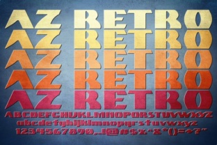 AZ Retro Typeface Review: Bold 70s Style Fonts for Modern Branding