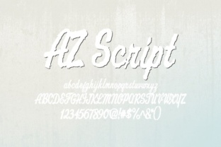 AZ Script: The Edgy Handwritten Typeface for Bold Campaigns