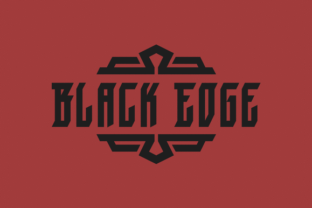 Black Edge: The Modern Blackletter Typeface for High-Impact Branding