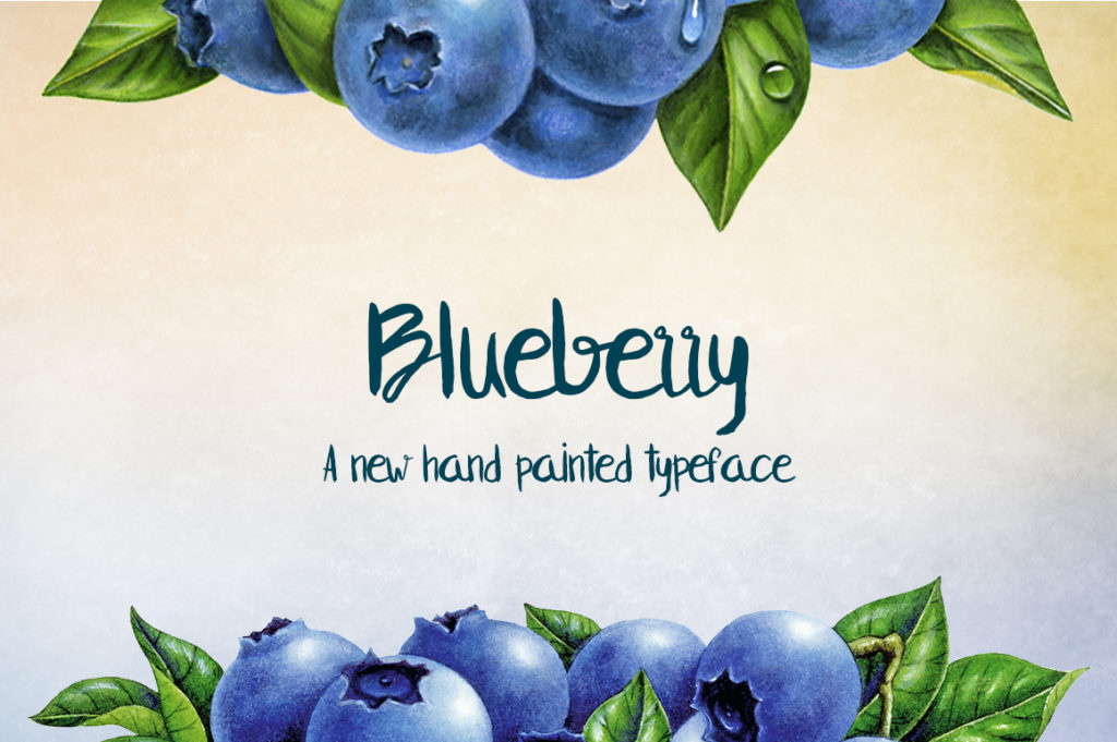 Blueberry Font: A Delicate Script for Branding and Design