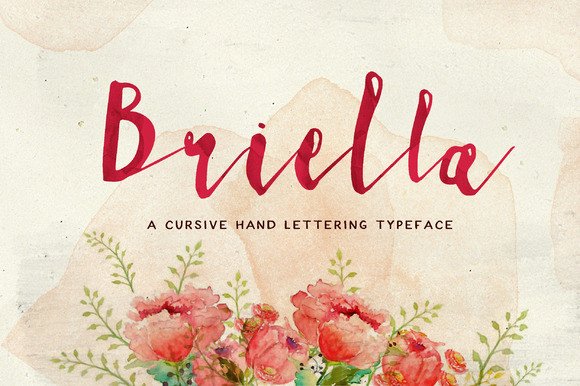 Briella: A Feminine Script Font for Makers and Designers