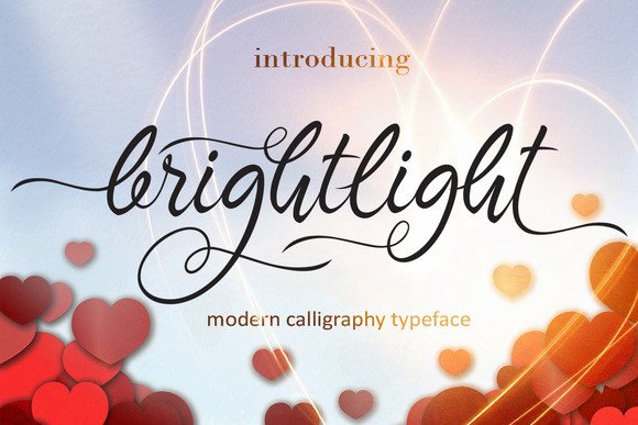 Brightlight: A Beautiful Handwritten Font for Elegant Branding