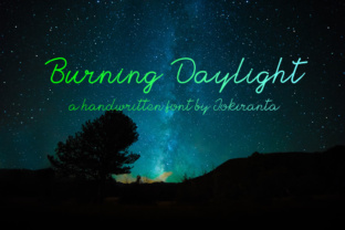 Burning Daylight Font for Branding and Creative Projects