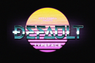 Default Typeface: Modern 80s Sans Serif for Digital Design