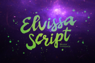 Elvissa Handmade Brush Script Font for Modern Web Design