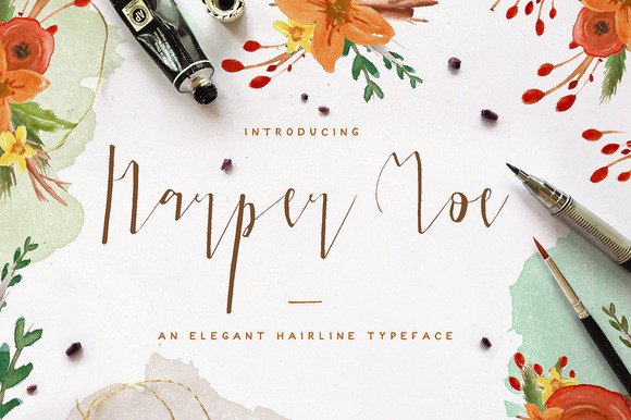 Harper Moe Font: A Feminine Script for Beautiful Handmade Creations