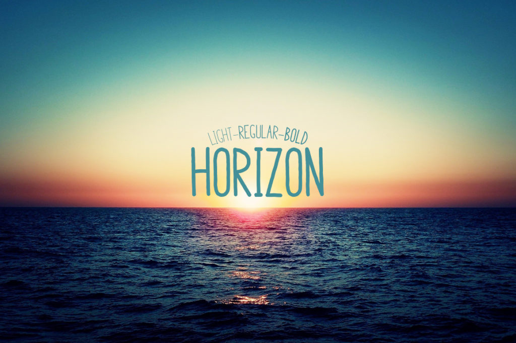 Horizon Font for Creative Campaigns