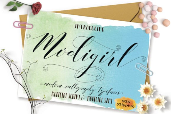Modigirl Script: The Elegant Handwritten Font for Polished Branding