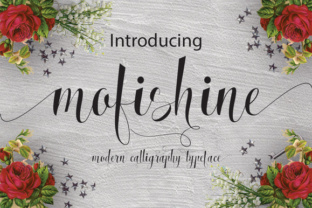 Mofishine Script for Elegant Brand Identity Projects