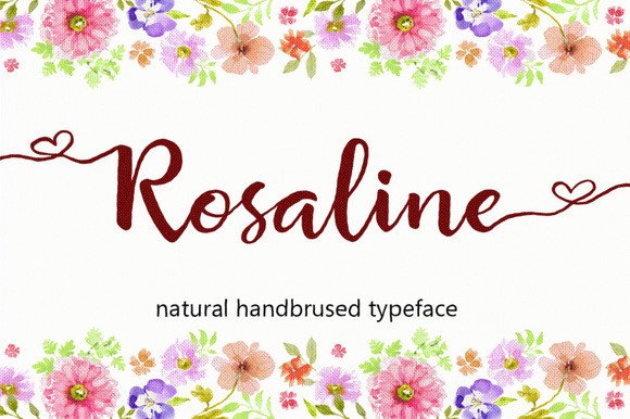 Rosaline Font: A Script Handwritten Typeface for Memorable Branding