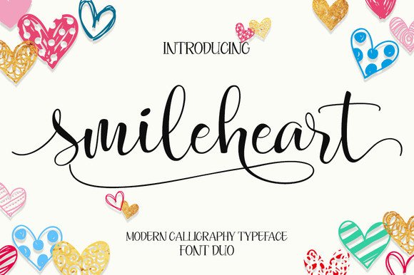 Smileheart Font: A Beautiful Script for Creative Makers