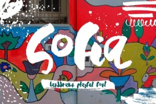 Sofia: A Playful Hand-Drawn Script Font for Branding Projects