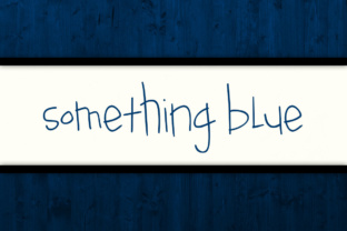 Something Blue: The Handwritten Font for Scroll-Stopping Social Graphics