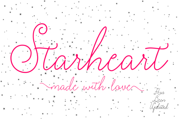 Starheart Typeface: Elegant Script Fonts for Modern Web Design