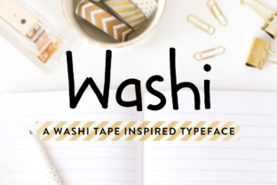 Washi Handwritten Font Review for Small Business Branding