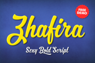 Zhafira Script: A Premium Handwritten Font for Marketers